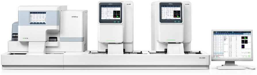 Mindray CAL6000 Hematology Analyzer with Slide Maker & Stainer