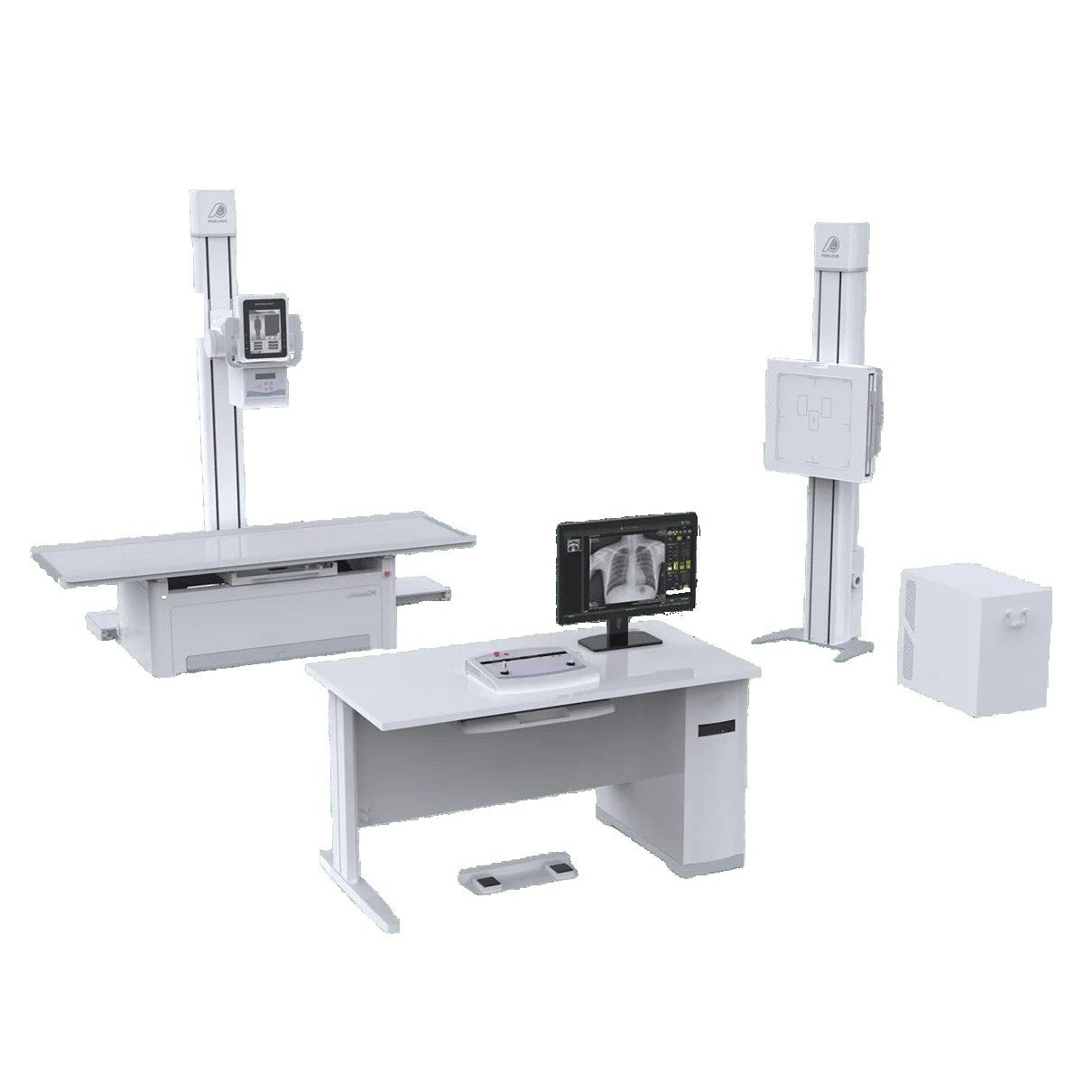 Perlove PLD7900L Dynamic DR with lifting tabe, dual detectors, one dynamic + one static